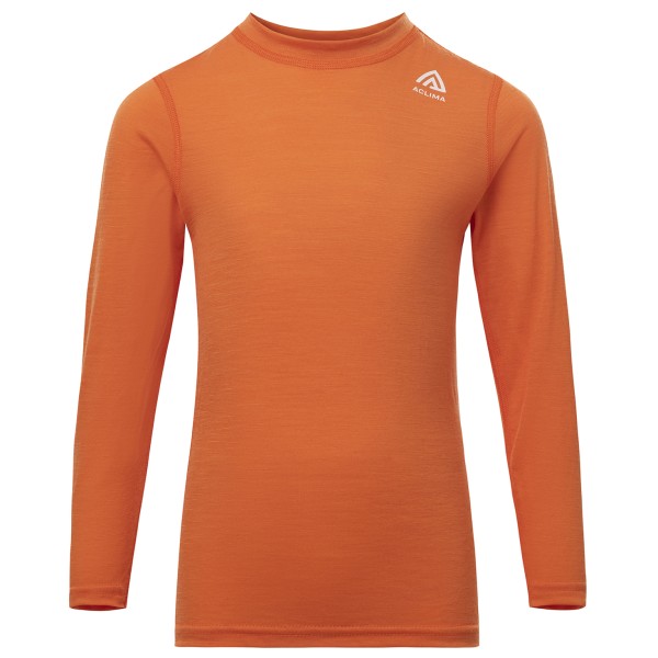 Aclima - Kid's LightWool 140 Crewneck - Merinounterwäsche Gr 120 orange Aclima - Kid's LightWool 140 Crewneck - Merinounterwäsche Gr 120 orange von aclima
