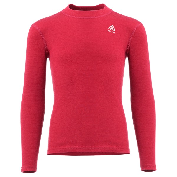 Aclima - Kid's Warmwool Crewneck - Merinounterwäsche Gr 150 rot von aclima