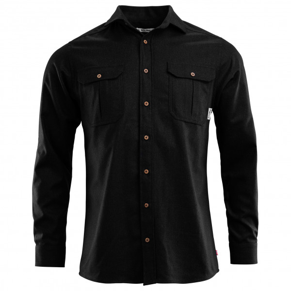 Aclima - Leisurewool Reborn Woolshirt - Hemd Gr M schwarz von aclima