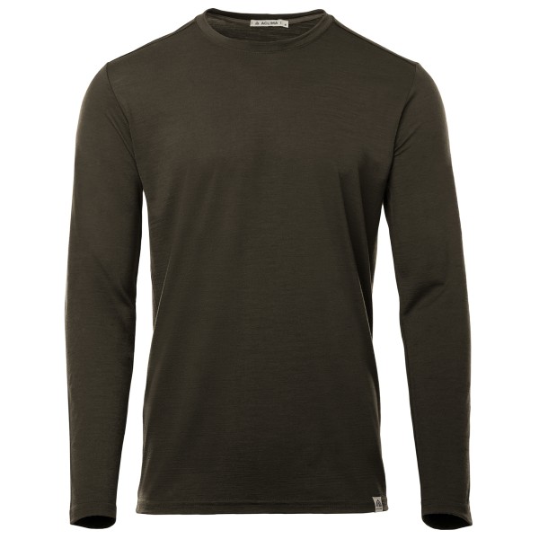 Aclima - Lightwool 180 Crewneck - Merinoshirt Gr S tarmac von aclima