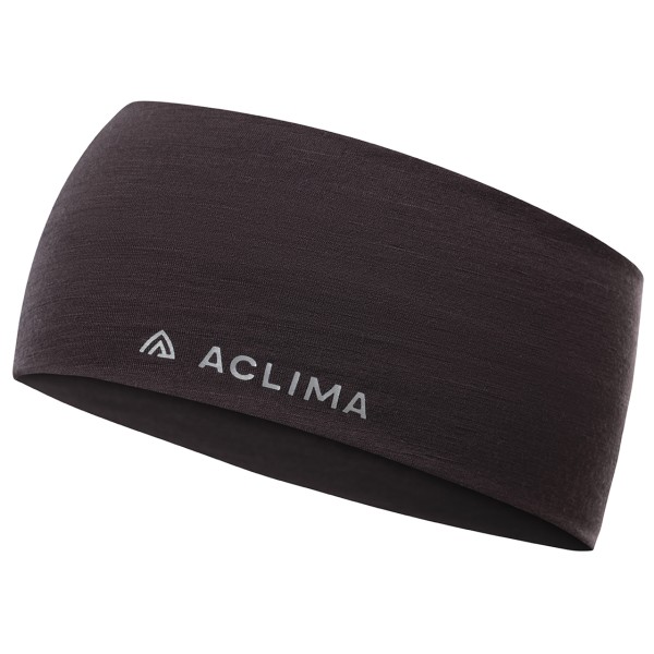 Aclima - Lightwool Headband - Stirnband Gr L grau/schwarz von aclima