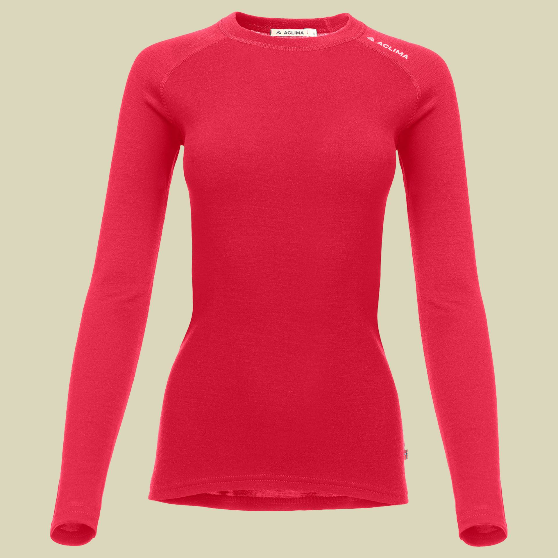 WarmWool Crew Neck Woman Größe L Farbe jester red WarmWool Crew Neck Woman Größe L Farbe jester red von aclima