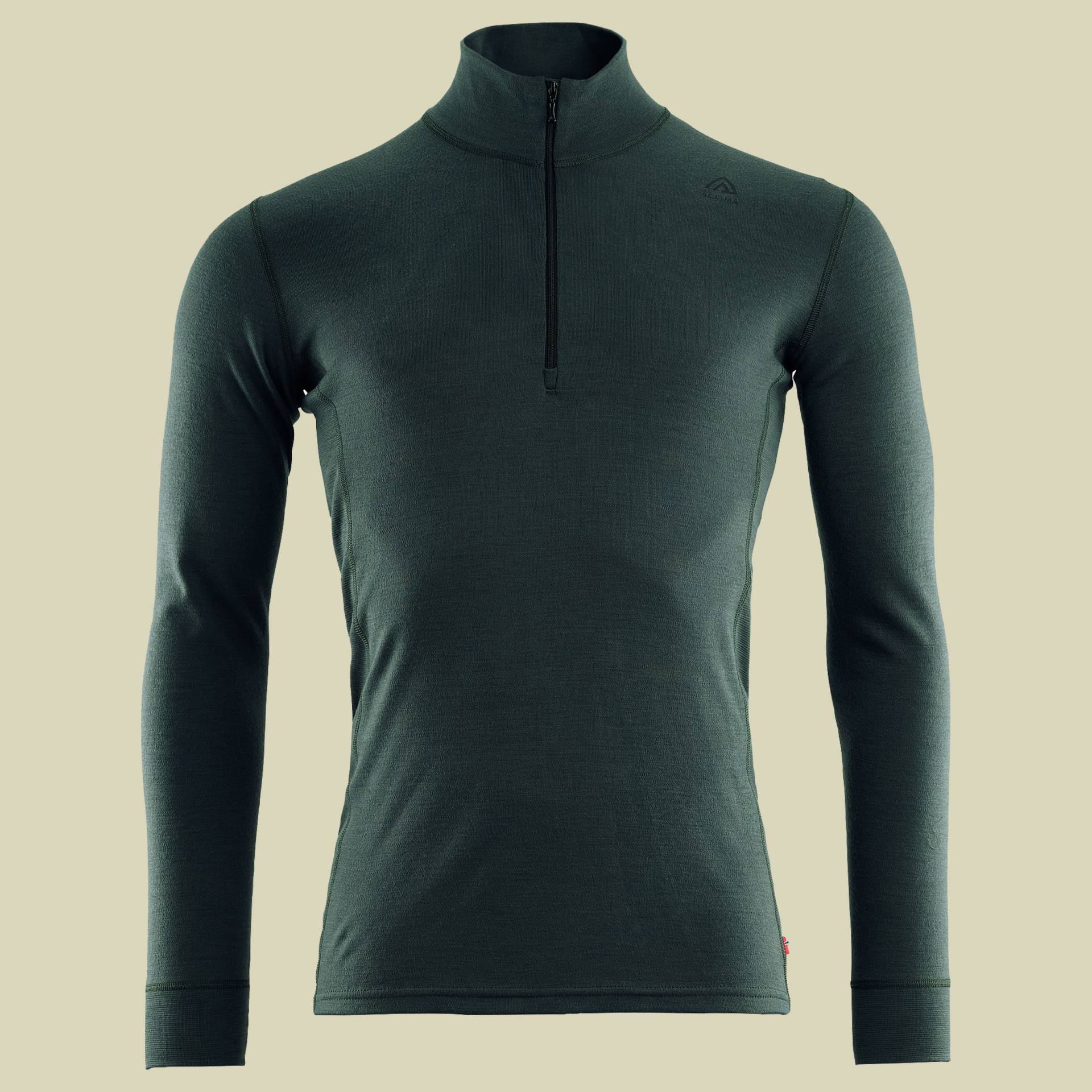 WarmWool Mock Neck W/ZIP Man Größe S Farbe gr/green gable WarmWool Mock Neck W/ZIP Man Größe S Farbe gr/green gable von aclima