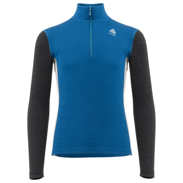 Aclima - Warmwool Mock Neck Junior - Merinounterwäsche Gr 150 blau von aclima