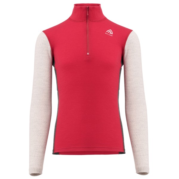 Aclima - Warmwool Mock Neck Junior - Merinounterwäsche Gr 150 rot von aclima