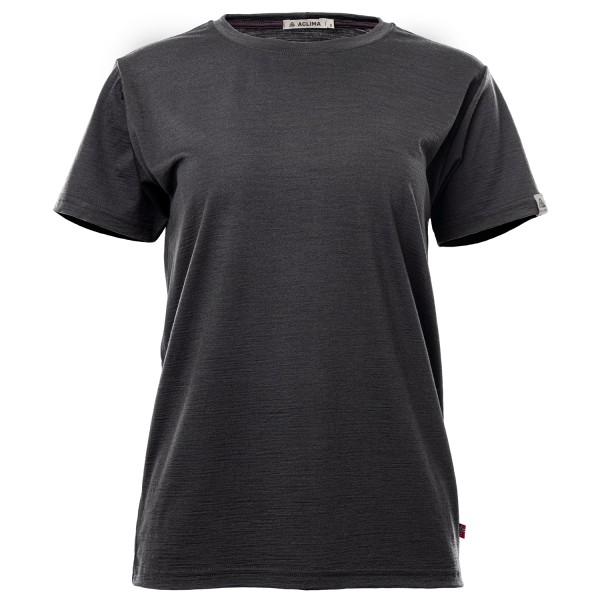 Aclima - Women's Lightwool 180 Classic Tee - Merinoshirt Gr XXL schwarz/grau Aclima - Women's Lightwool 180 Classic Tee - Merinoshirt Gr XXL schwarz/grau von aclima