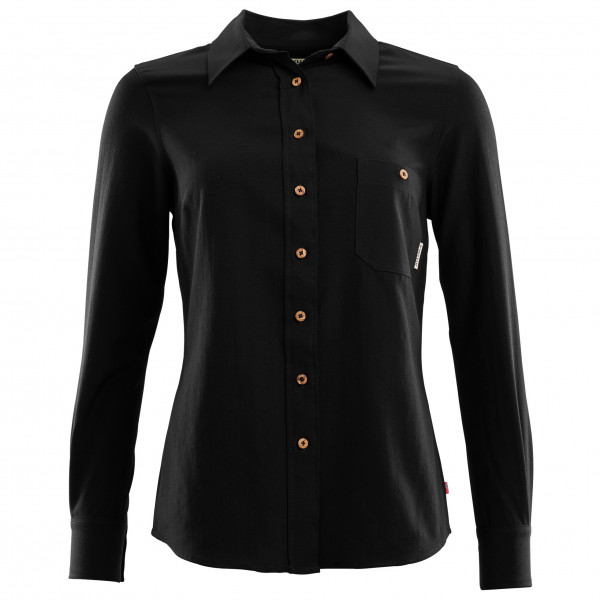 Aclima - Women's Meander Tie Front Shirt - Bluse Gr L schwarz Aclima - Women's Meander Tie Front Shirt - Bluse Gr L schwarz von aclima