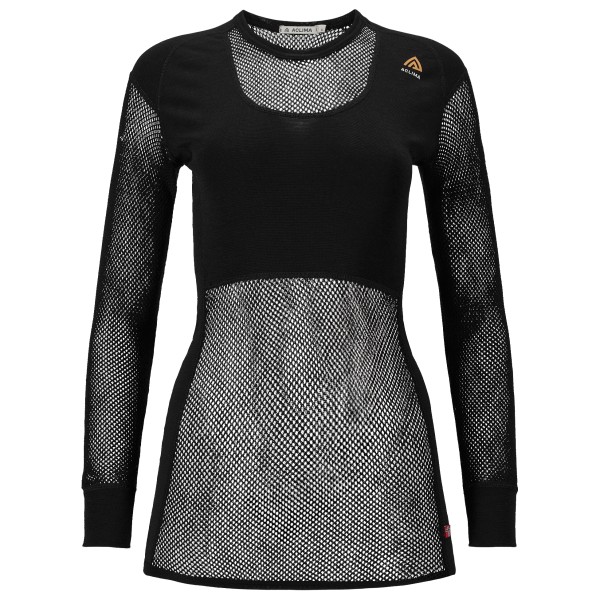 Aclima - Women's WoolNet Original Crewneck - Merinounterwäsche Gr XS schwarz/grau Aclima - Women's WoolNet Original Crewneck - Merinounterwäsche Gr XS schwarz/grau von aclima