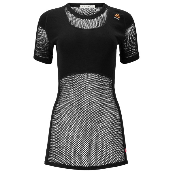 Aclima - Women's WoolNet Original T-Shirt - Merinounterwäsche Gr L schwarz Aclima - Women's WoolNet Original T-Shirt - Merinounterwäsche Gr L schwarz von aclima