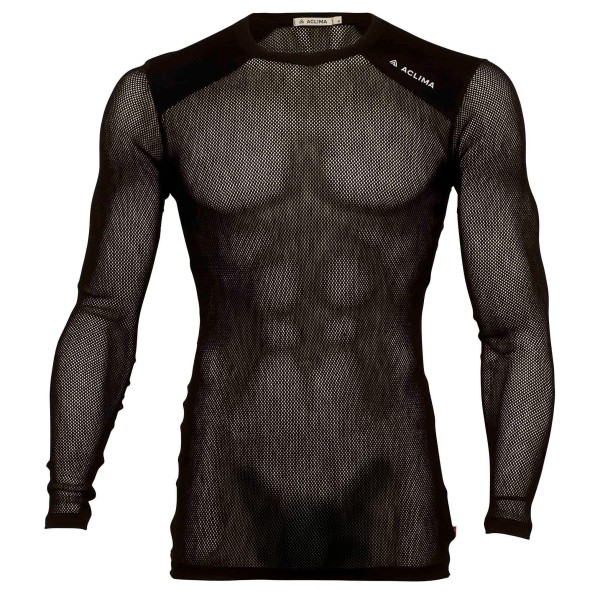 Aclima - WoolNet Light Crewneck - Merinounterwäsche Gr S schwarz Aclima - WoolNet Light Crewneck - Merinounterwäsche Gr S schwarz von aclima