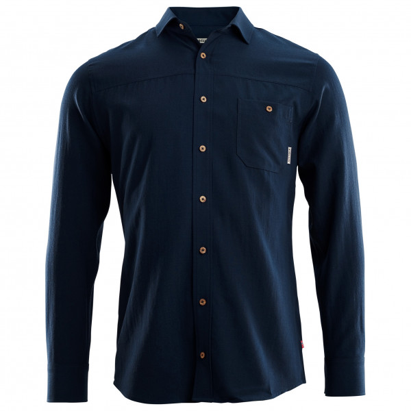 Aclima - Woven Wool Shirt - Hemd Gr M blau von aclima