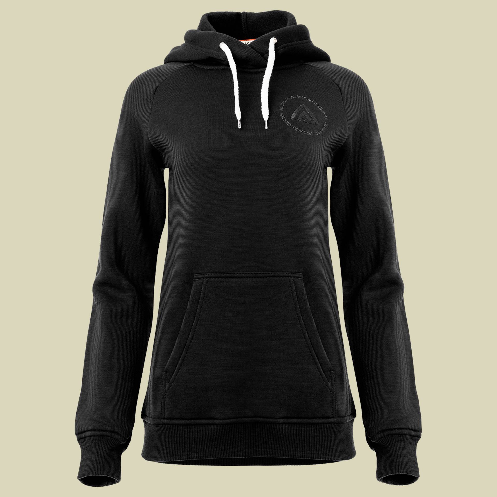 FleeceWool V2 Hoodie Woman schwarz M - jet black von aclima