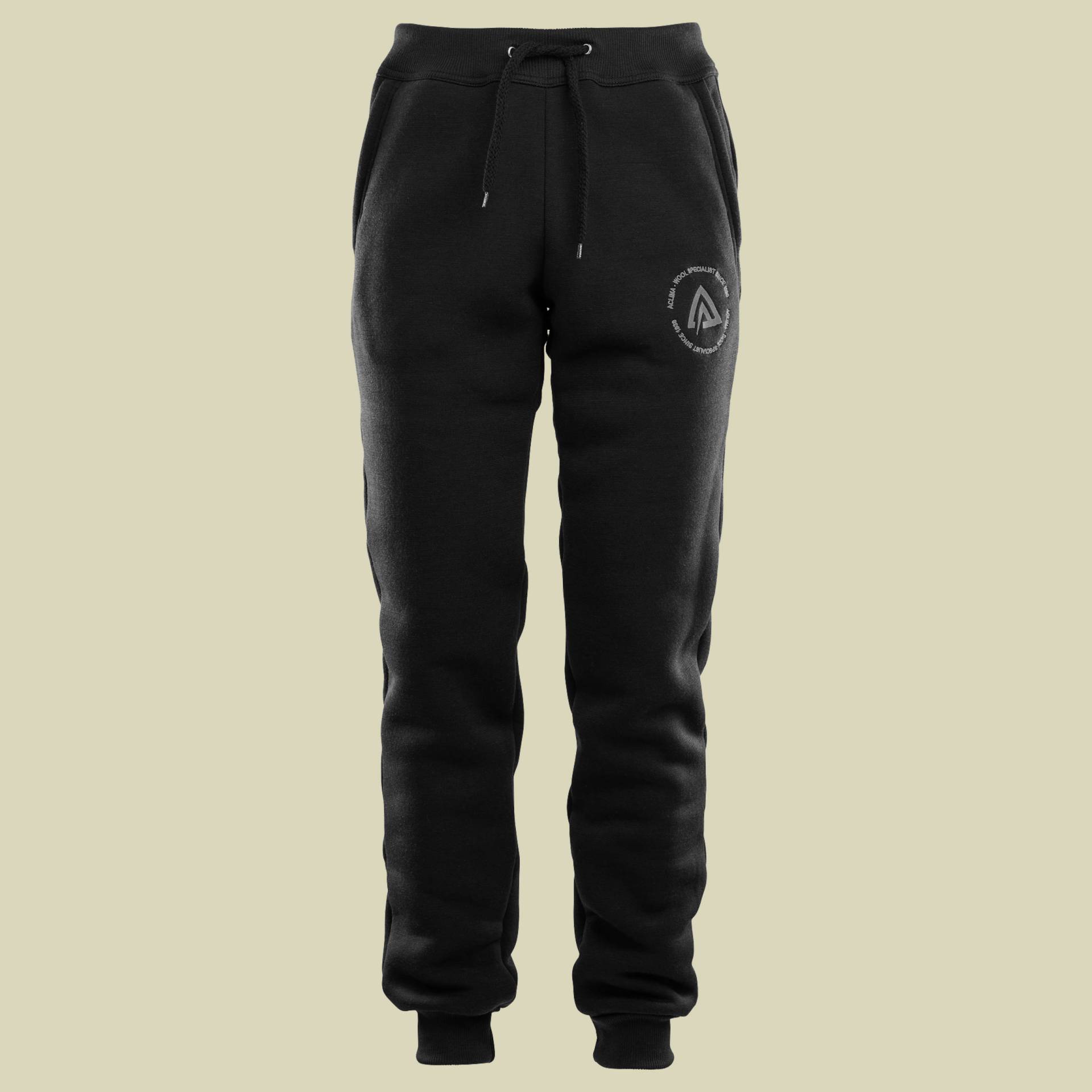 Fleecewool Joggers Man Größe M  Farbe jet black von aclima