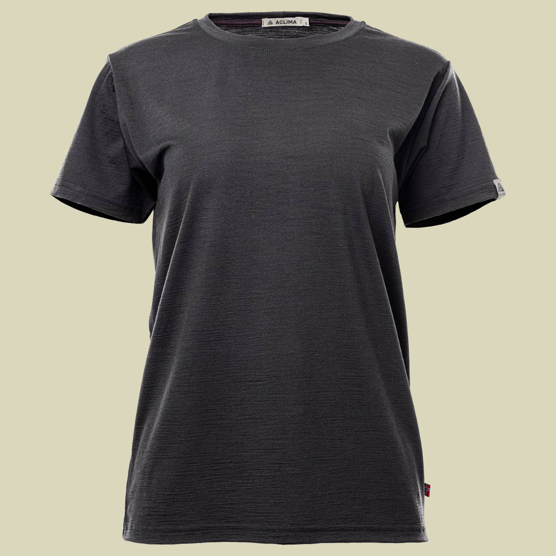 LightWool 180 Classic Tee Women L grau - marengo von aclima