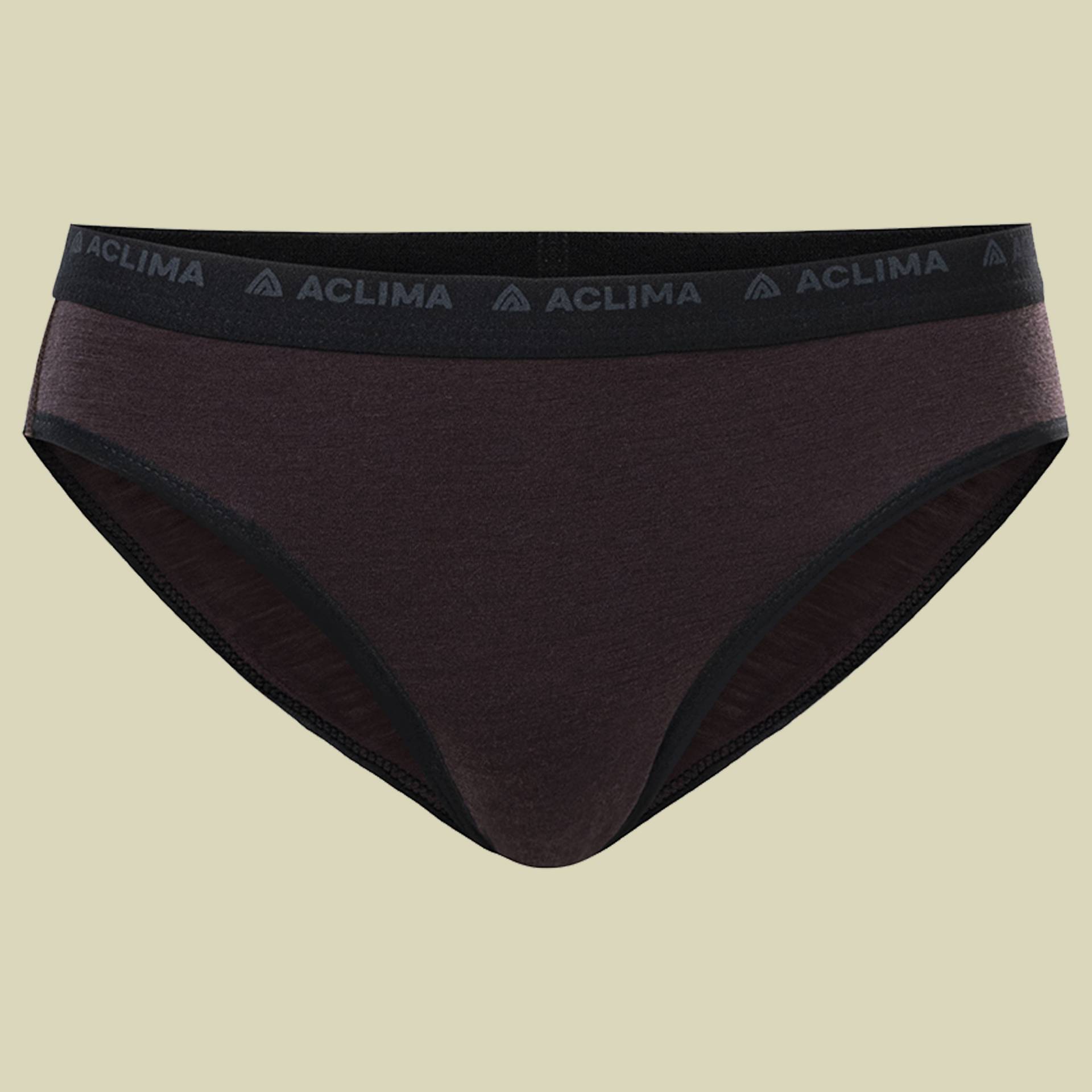LightWool Briefs Women lila L - chocolate plum LightWool Briefs Women lila L - chocolate plum von aclima