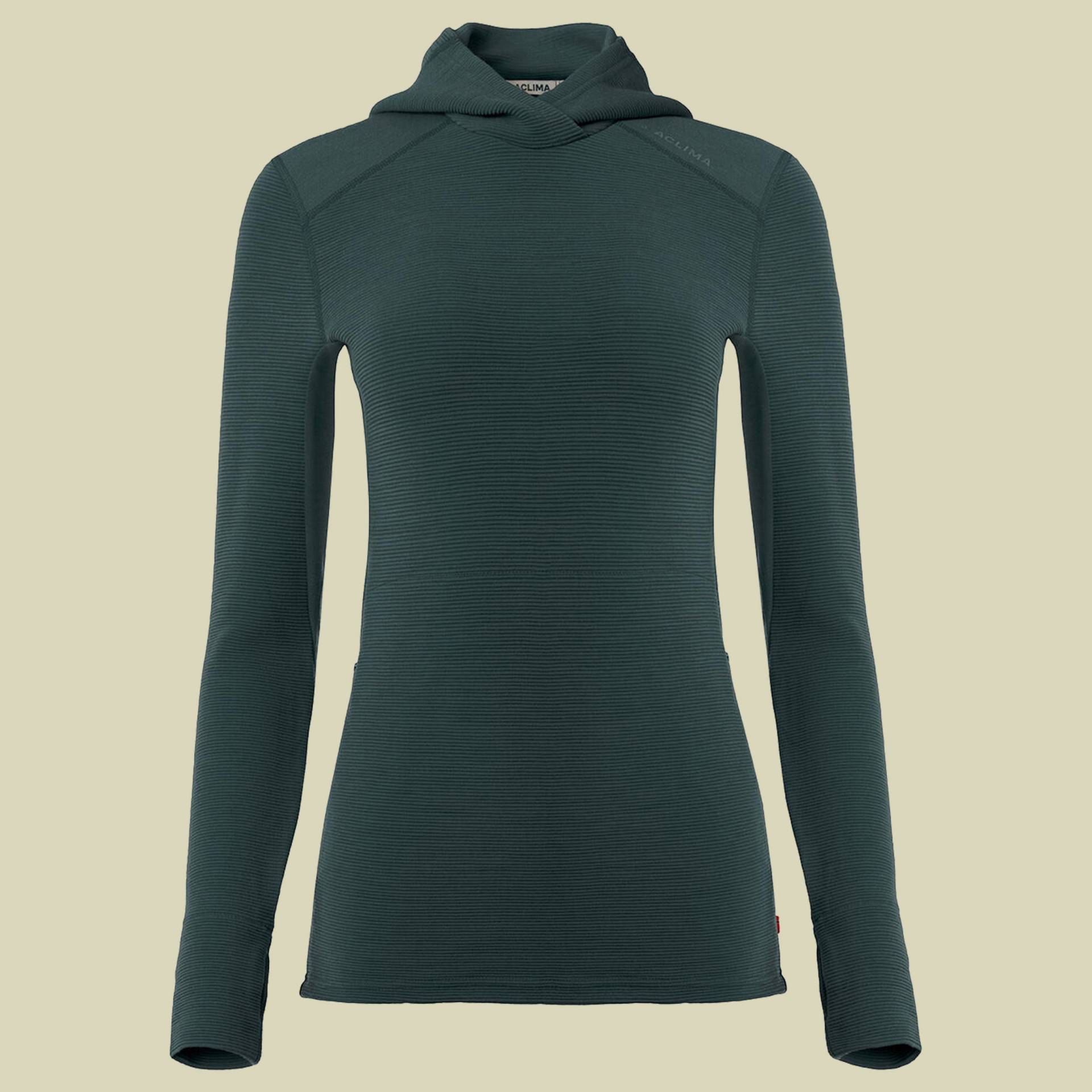 StreamWool Hoodie Woman M grün - green gables StreamWool Hoodie Woman M grün - green gables von aclima