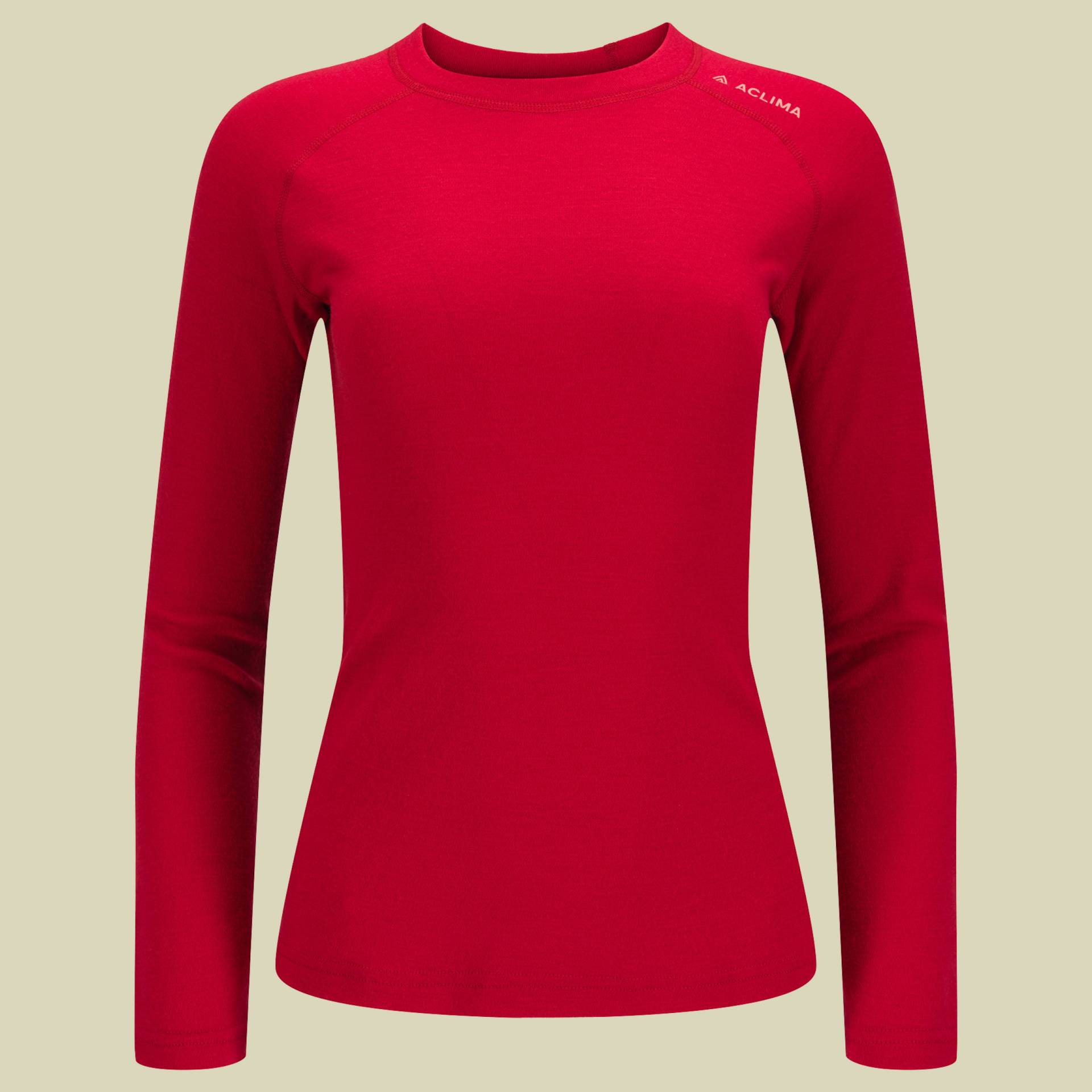 WarmWool Crew Neck Woman jester red XL WarmWool Crew Neck Woman jester red XL von aclima