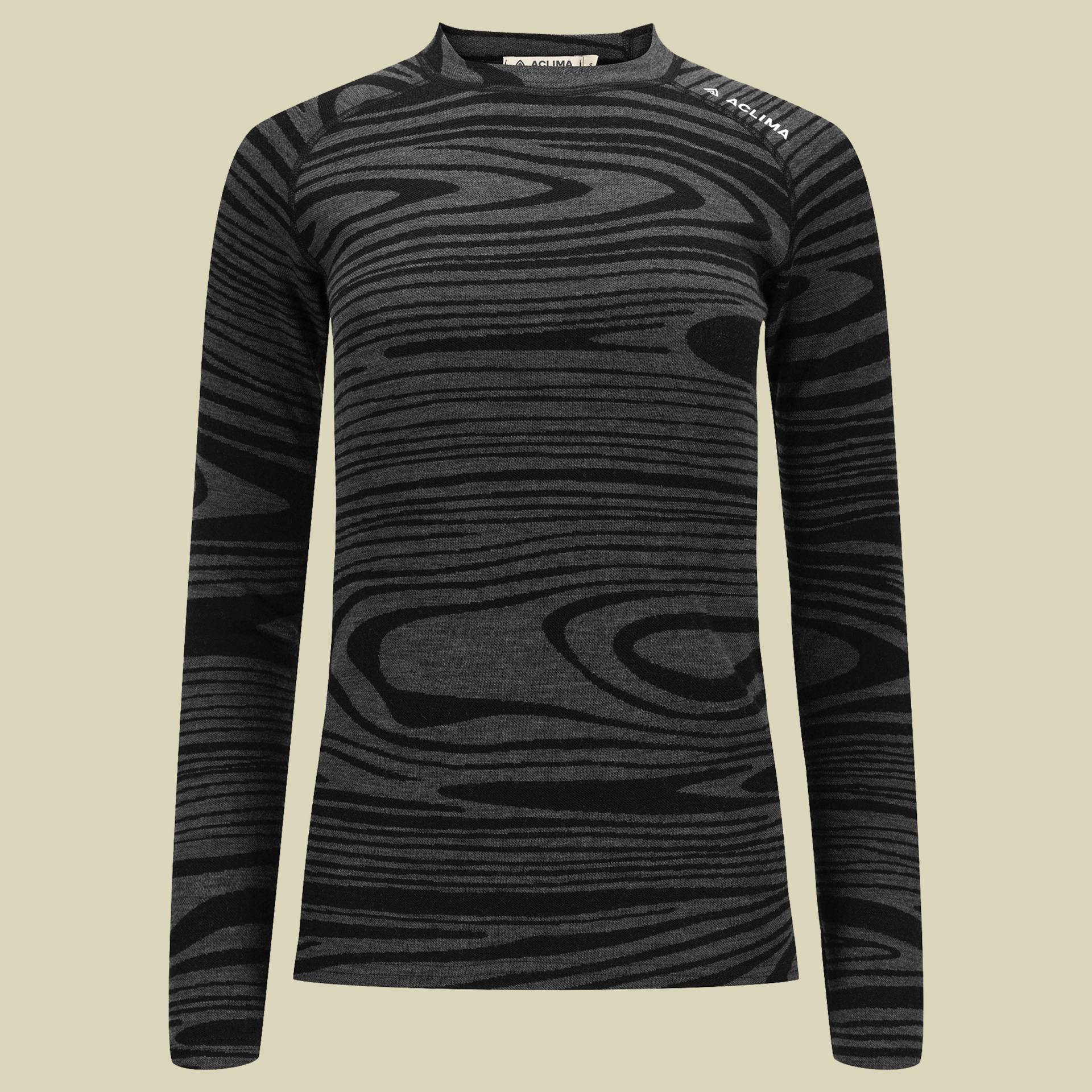 WarmWool Crew Neck Woman schwarz L - black motion WarmWool Crew Neck Woman schwarz L - black motion von aclima