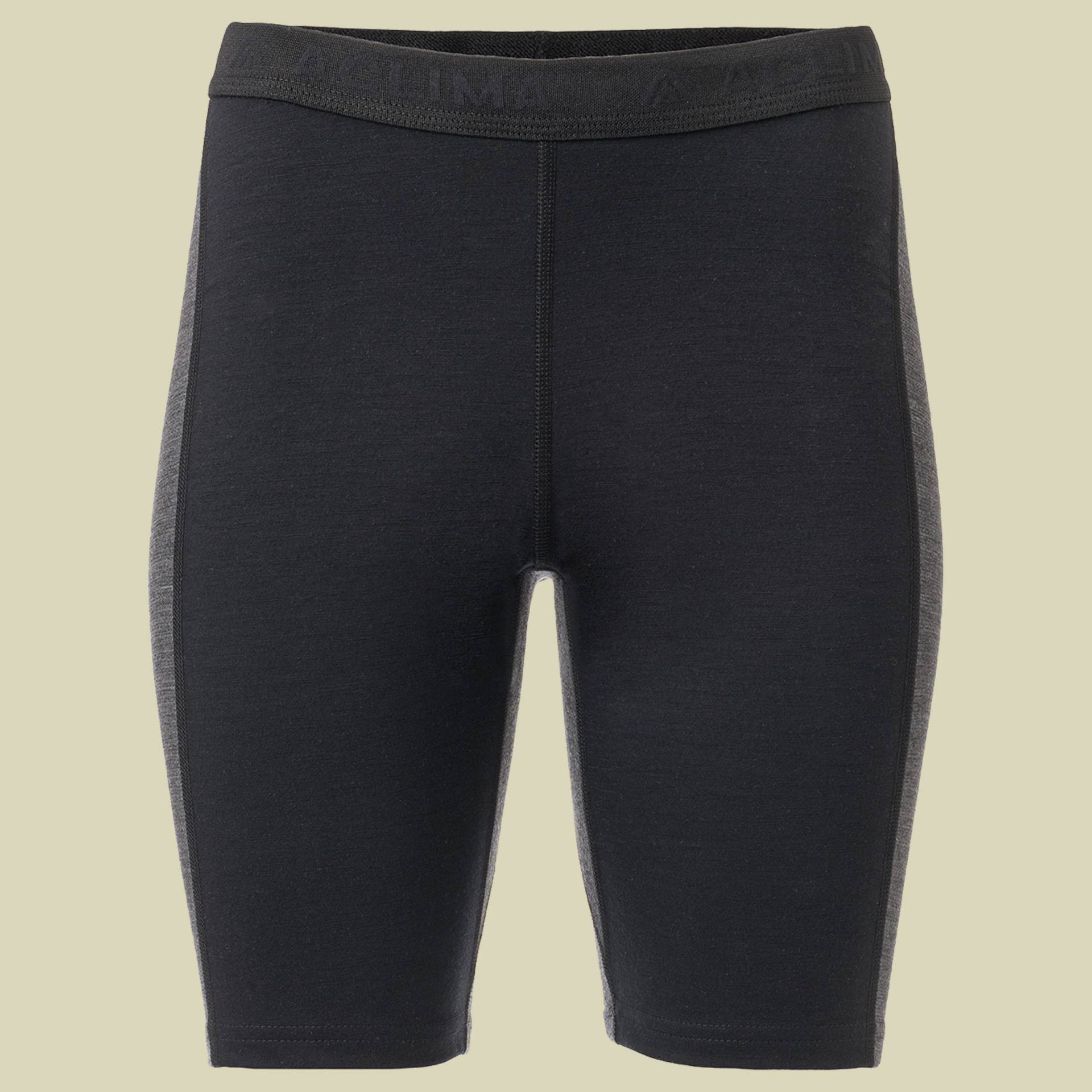 WarmWool Shorts Long w.WindWool Woman Größe S Farbe jet black/marengo WarmWool Shorts Long w.WindWool Woman Größe S Farbe jet black/marengo von aclima