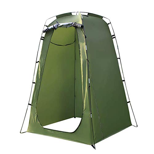 adawd Camping, Tragbares Badezimmer für den Außenbereich, versenkbare Garderobe, faltbares Design, Sonnenschutz, Camping-Toilette, praktisch für eine Person von adawd