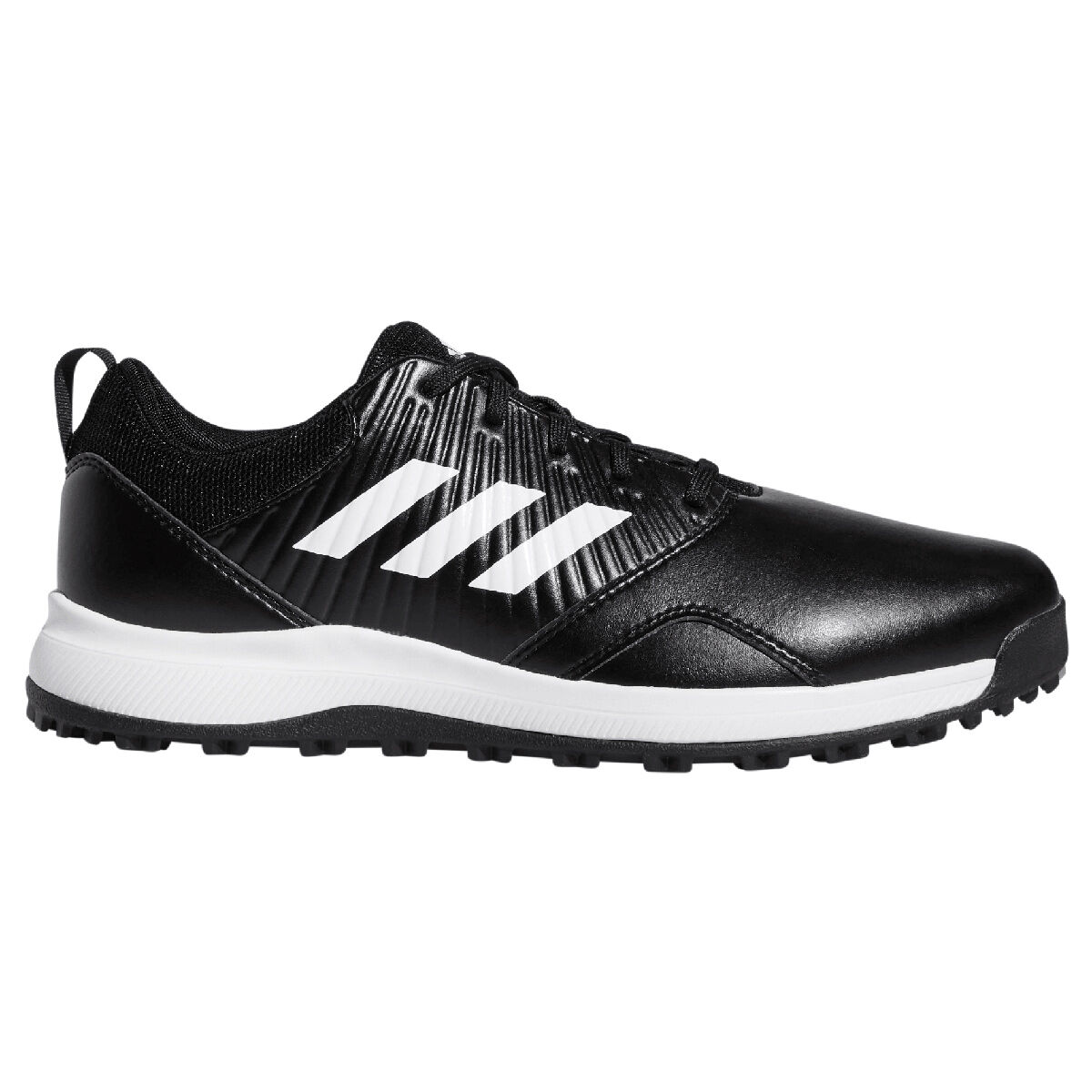 adidas Men's CP Traxion Spikeless Golf Shoes, Mens, Black/white/metallic silver, 6.5 | American Golf von adidas Golf
