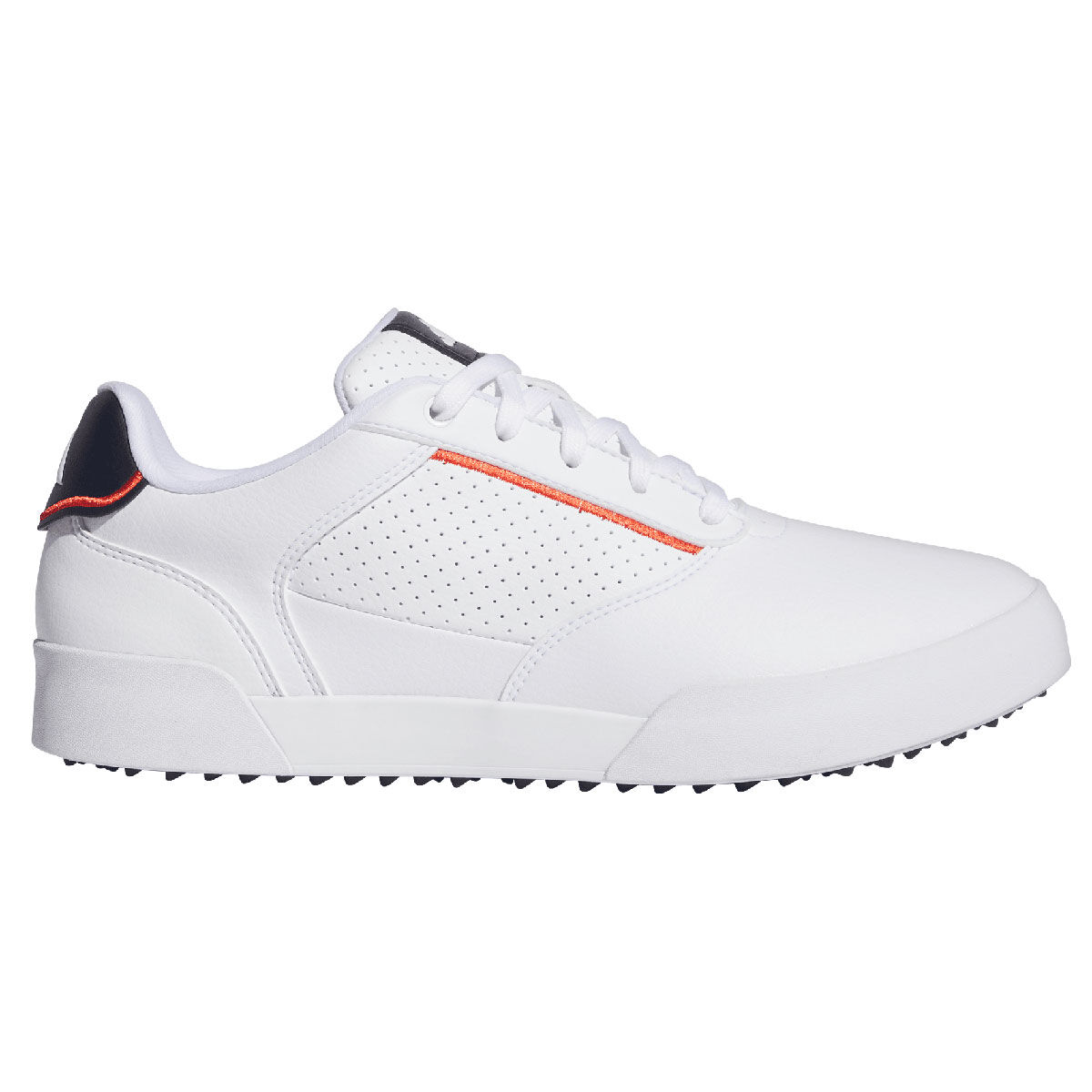 adidas Men's Retrocross Waterproof Spikeless Golf Shoes, Mens, White/white/navy, 8 | American Golf von adidas Golf