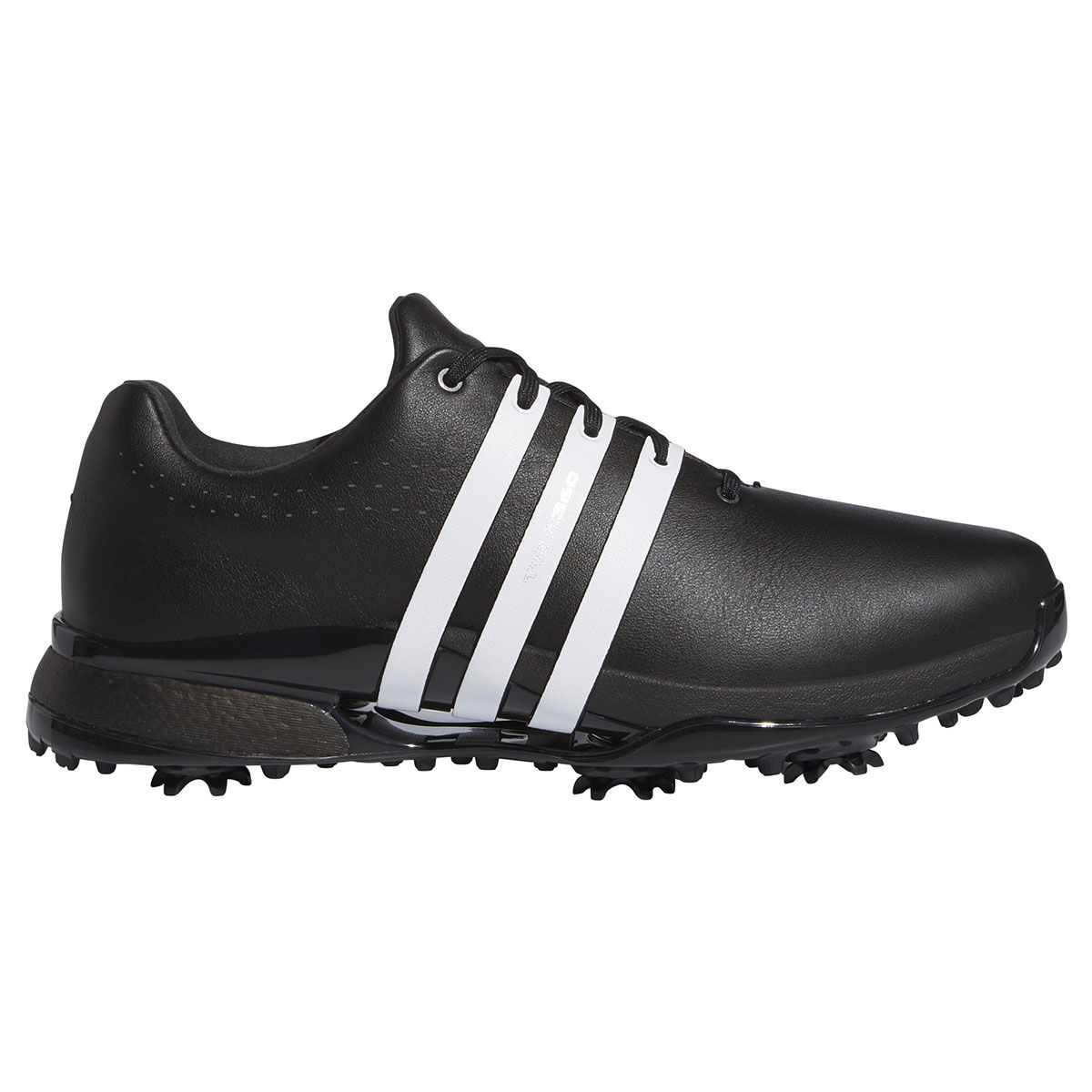 adidas Men's Tour 360 24 Waterproof Spiked Golf Shoes, Mens, Black/white/black, 10 | American Golf von adidas Golf