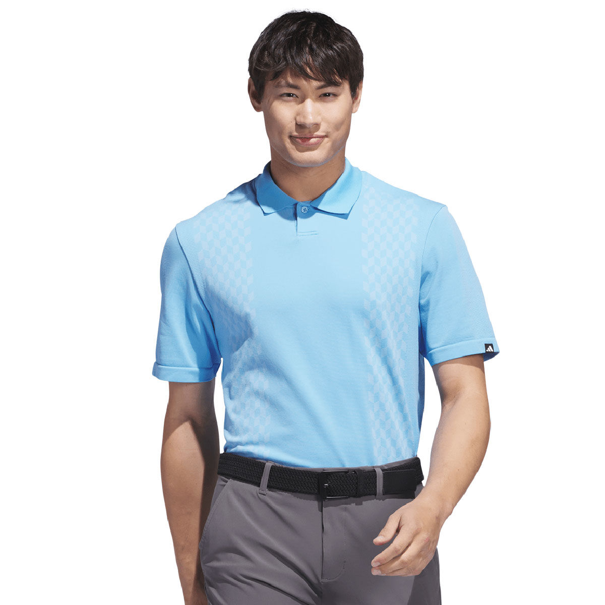 adidas Men's Ultimate365 Tour Primeknit Golf Polo Shirt, Mens, Semi blue burst, Large | American Golf von adidas Golf