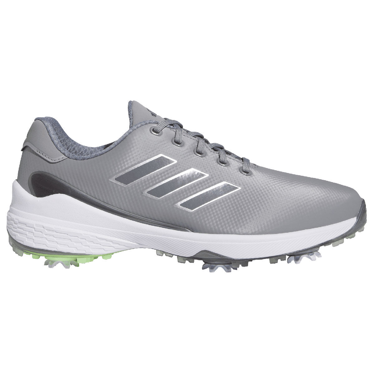adidas Men's ZG23 Waterproof Spiked Golf Shoes, Mens, Grey three/iron met/silver met, 10 | American Golf - Father's Day Gift von adidas Golf