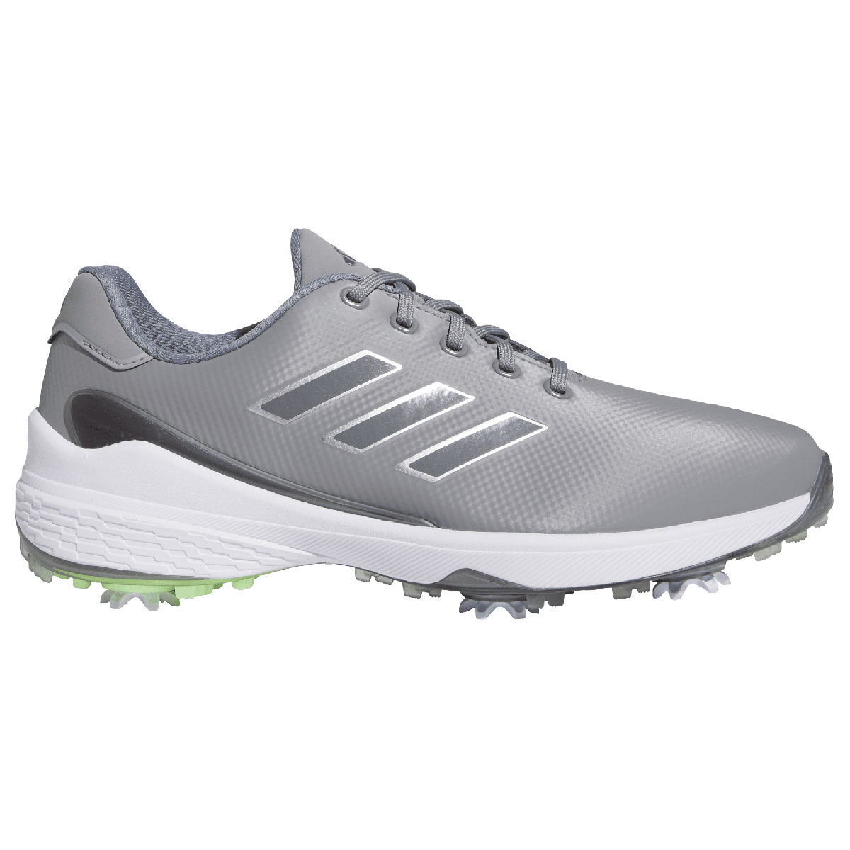 adidas Men's ZG23 Waterproof Spiked Golf Shoes, Mens, Grey three/iron met/silver met, 8 | American Golf - Father's Day Gift von adidas Golf