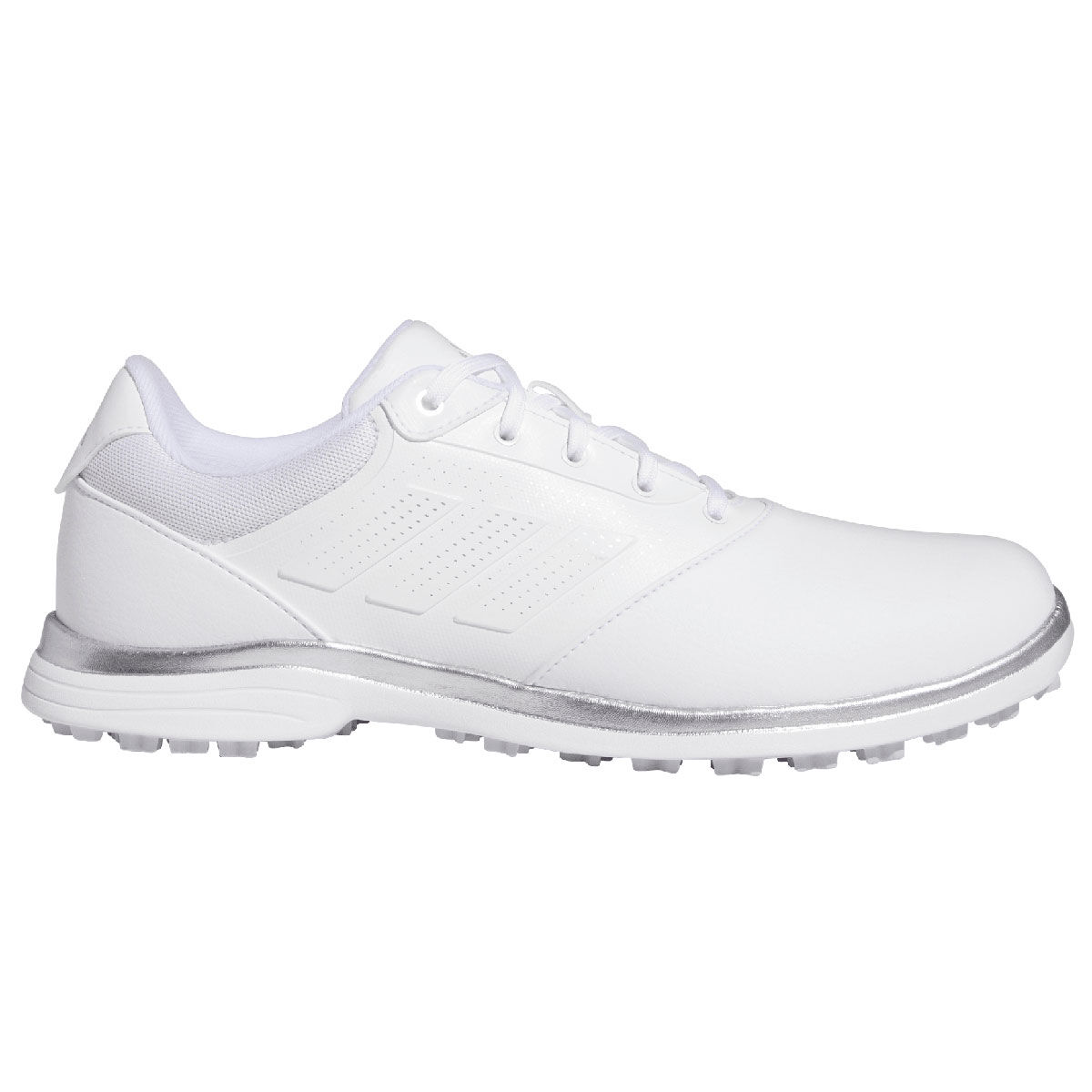 adidas Womens ALPHAFLEX Waterproof Spikeless Golf Shoes, Female, White/silver/grey, 7 | American Golf von adidas Golf