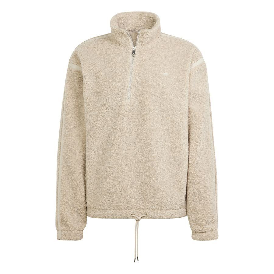 adidas Originals Fleece Shirt Essentials 1/2 Zip - Beige von adidas Originals