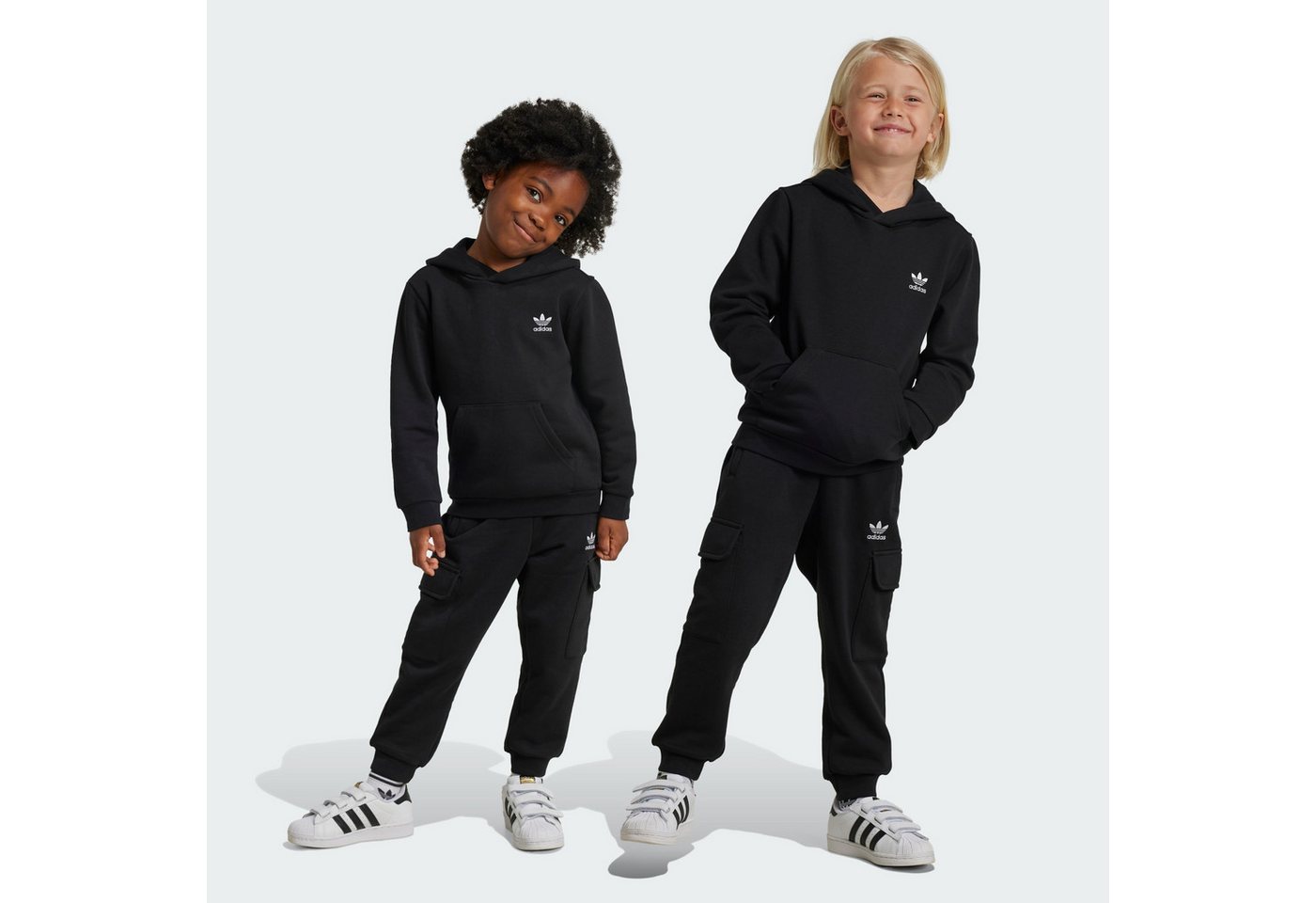 adidas Originals Jogginganzug 1/2 ZIP KIDS HOODIE CARGO SET von adidas Originals