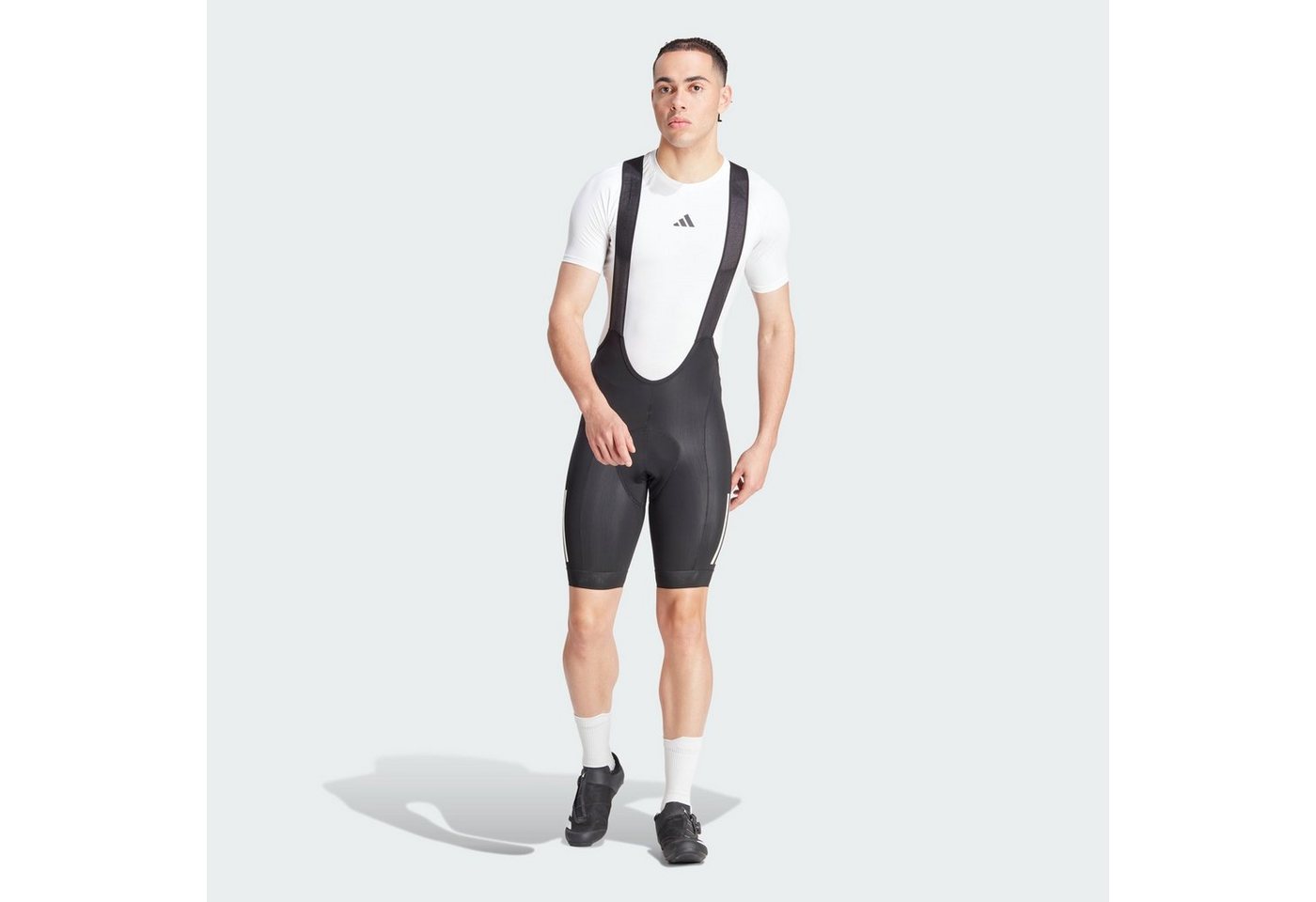 adidas Performance Fahrradhose ESSENTIALS 3-STREIFEN PADDED CYCLING TRÄGERSHORTS von adidas Performance