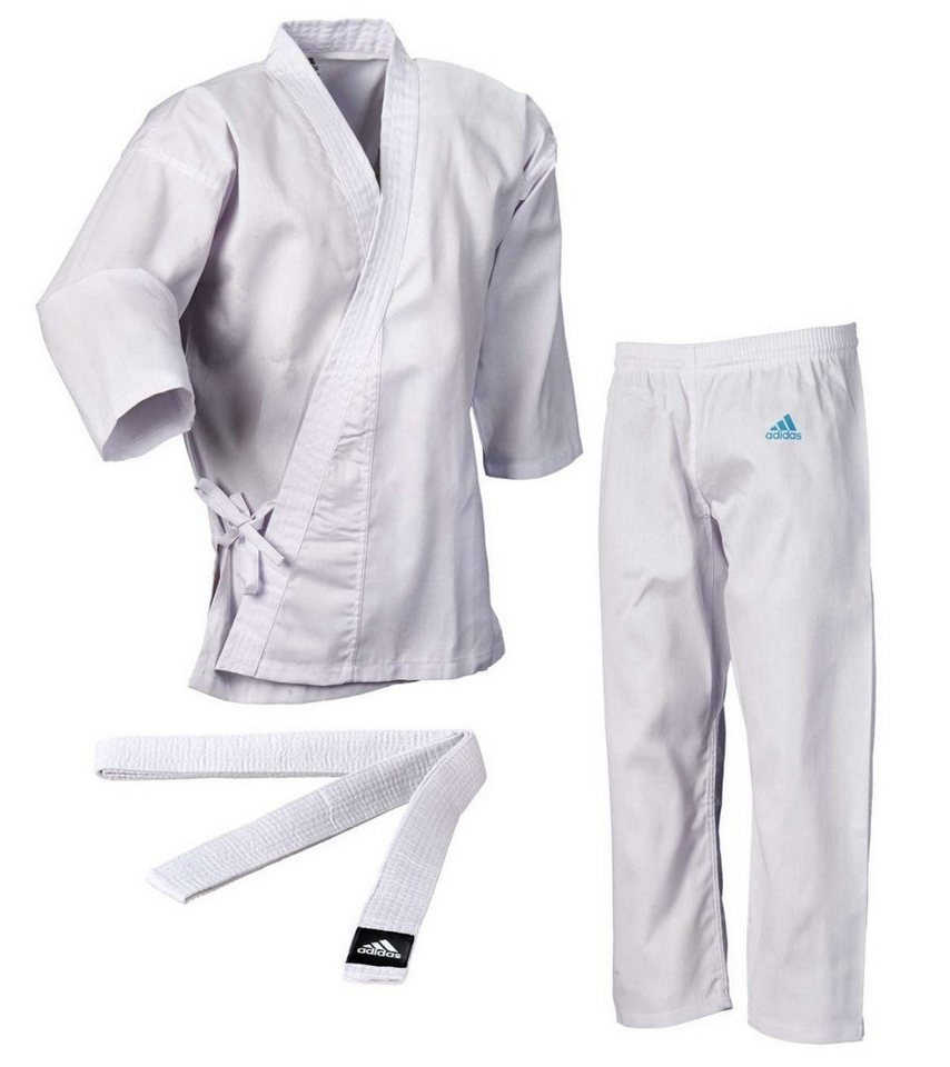adidas Performance Karateanzug Basic weiß mit Jacke, Hose und Gürtel für Einsteiger von adidas Performance