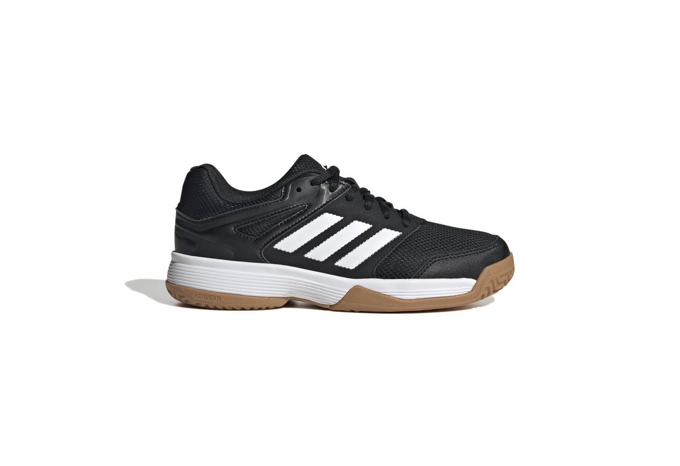 adidas Performance Speedcourt K CBLACK/FTWWHT/GUM10 Indoorschuh von adidas Performance