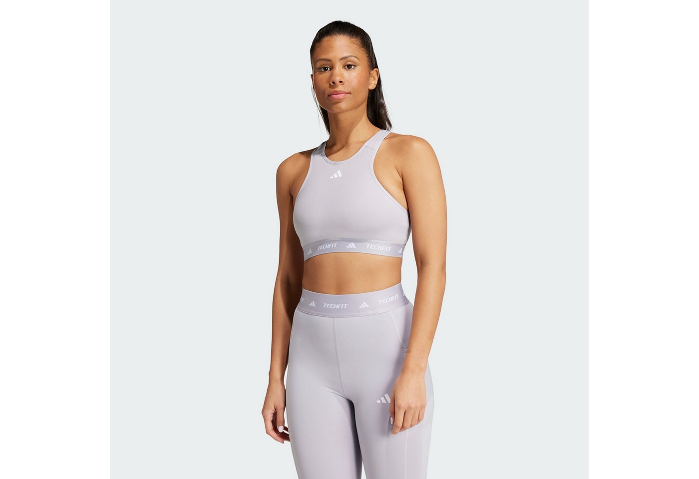 adidas Performance Sport-BH TECHFIT MEDIUM-SUPPORT HIGH-NECK SPORT-BH von adidas Performance