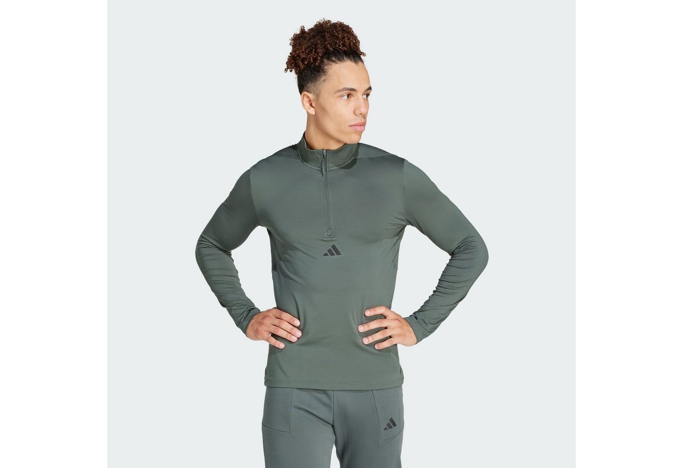 adidas Performance Trainingsanzug WORKOUT QUARTER-ZIP OBERTEIL von adidas Performance