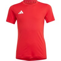 adidas Adizero Team Laufshirt Kinder IT5055 - team power red 2/white 128 von adidas Sportswear