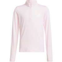 adidas All Sports Favorite 1/4-Zip Sweatshirt Mädchen JM2313 - clear pink/white 128 von adidas Sportswear