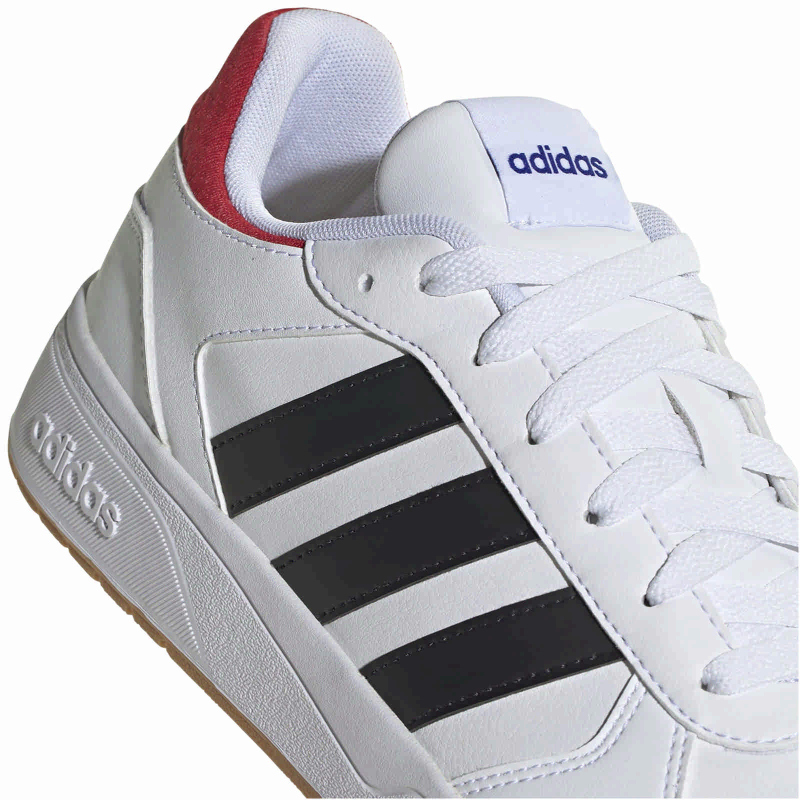 adidas COURTBEAT Sneaker Herren HQ1762 - cloud white/core black/better scarlet 44 von adidas Sportswear