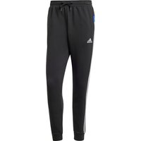 adidas Colorblock Jogginghose Herren JJ1528 - black/white XS von adidas Sportswear