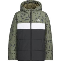 adidas Colorblocked Padded Winterjacke Kinder IL6096 - olive strata 152 von adidas Sportswear