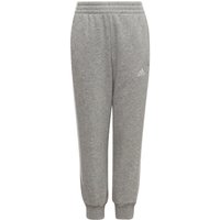 adidas Essential 3-Streifen Jogginghose Kinder H65793 - medium grey heather/white 122 von adidas Sportswear