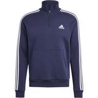 adidas Essentials 3-Streifen 1/4-Zip Sweatshirt Herren AA35 - legink/white L von adidas Sportswear