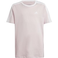adidas Essentials 3-Streifen Loose Fit Boyfriend T-Shirt Damen AFB1 - sanpin/white 140 von adidas Sportswear