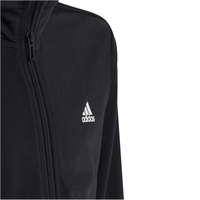 adidas Essentials Big Logo Trainingsanzug Kinder 095A - black/white 164 von adidas Sportswear