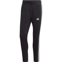 adidas Essentials French Terry 3-Streifen Trainingshose Herren 000 - black/white M/T von adidas Sportswear