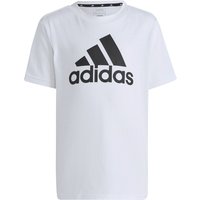 adidas Essentials Logo T-Shirt Kinder 001A - white/black 122 von adidas Sportswear
