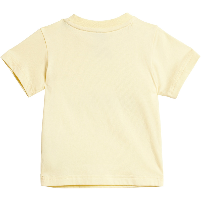 adidas Essentials Organic Baby-Set (T-Shirt + Shorts) IV7396 - almost yellow/white 68 von adidas Sportswear